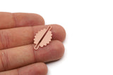 Copper Cloud Charm, Raw Copper Cloud Shaped Charms, Earring Charms, Blank Findings (30x15x0.80mm) SMP2846