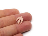 Copper Bird Charm, Raw Copper Bird Charms, Charm Pendants, Earring Findings (19/24/29x0.80mm) SMP2942
