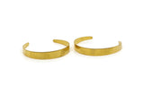 Raw Brass Cuff Bracelet Blank Bangle Without Holes (Width 5 to 10mm) BRC032