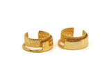 Gold Adjustable Ring, Gold Plated Brass Adjustable Rings N0064 Q0432