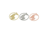 Chinese New Year Charm, Brass/Steel/Copper Year Of The Goat Charms With 1 Loop, Zodiac Charm For Jewelry Making (30x28x0.80mm) SMP3265
