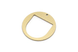 Brass Round Charm, Raw Brass Round Charm With 1 Hole, Charm Pendants (28x1mm) SMP2977