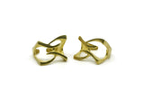Brass Ring, Raw Brass Adjustable Rings N0026