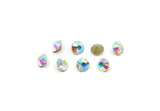 Swarovski Diamond, 12 AB Aurore Swarovski Diamonds For 5.3mm Pad SS24 D1731