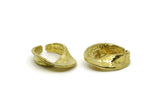 Brass Ring, Raw Brass Adjustable Rings N0136