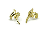 Brass Ring, 2 Raw Brass Adjustable Rings N0038