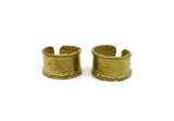 Brass Ring, Raw Brass Adjustable Rings N0082
