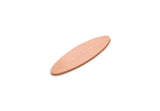 Copper Marquise Blank, 24 Raw Copper Oval Blanks, Stamping Blanks (19x5.5x0.80mm) SMP3127