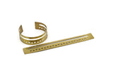 Brass Bracelet, Raw Brass Triangle Cuff Bracelet Bangles (20x152x0.80mm) V013