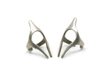 Silver Elegant Ring, Antique Silver Plated Brass Adjustable Elegant Rings U061 H0253