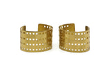 Brass Bracelet, Raw Brass Bracelet Bangle Cuffs (40x150x0.80mm) V010