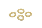Brass Round Charm, 50 Raw Brass Irregular Shaped Round Charms, Pendant Charms, Findings (10x9x0.80mm) SMP2920 SY0365