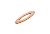 Copper Marquise Blank, 24 Raw Copper Oval Blanks, Stamping Blanks (19x5.5x0.80mm) SMP3128