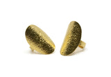 Brass Ethnic Ring, Raw Brass Textured Adjustable Ethnic Rings E277