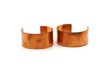 Copper Bangle - Raw Copper Bracelet Stamping Blank Cuff (30x156x1mm) Brc085