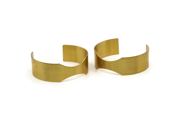 Raw Brass Cuff - Raw Brass Cuff Bracelet Bangles (20x147x0.80mm) Brc035