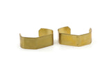Brass Pentagon Bracelet - Raw Brass Cuff Bracelet Blank Bangles, Pentagon (140x20x1mm) Brc110