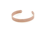 Copper Bangle, Raw Copper Adjustable Bracelet Cuff With 2 Holes (145x8x0.80mm) SMP3244