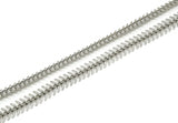 Fish Bone Chain, 1 Meter Silver Tone Brass Fish Bone Chain, (11mm ) Bs 1058