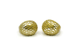Brass Ring, 2 Raw Brass Adjustable Rings N0081