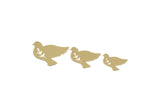 Brass Bird Blank, Raw Brass Pigeon Blanks, Olive Branch Findings (19/24/28.5x0.60mm) SMP3320