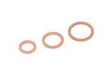 Copper Circle Connector, Raw Copper Circle Connectors, Findings (8/10/12x0.80mm) SMP2855 SY0378