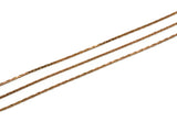 Snake Chain, 1 Meter Red Brass Snake Chain (1.2mm) Mb 8-33