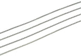 Silver Chain, 1 Meter Silver Tone Brass Soldered Chain (1.7x1.3mm) Mb 7-5 Z064