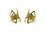 Brass Ring, Raw Brass Adjustable Ring N0223