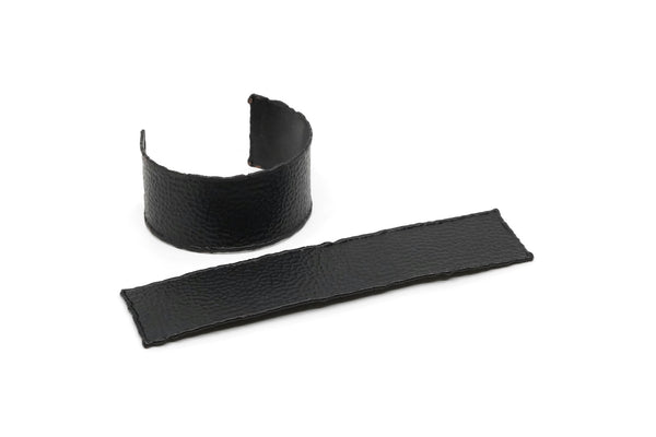 Black Bracelet, Oxidized Black Brass Cuff Bracelet Blank ( 32x148x0.80mm) BRC099