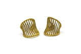 Brass Cage Ring, Raw Brass Adjustable Cage Rings BS 1853 D0432