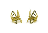 Brass Ring, Raw Brass Adjustable Ring N0222