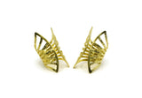 Brass Ring, Raw Brass Adjustable Ring N0221