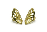 Brass Ring, Raw Brass Adjustable Flower Rings N0043