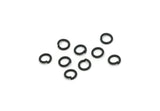 5mm Jump Ring, 125 Oxidized Black Brass Jump Rings, Connectors (5x0.80mm) A0820