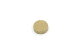 Brass Round Blank, Raw Brass Round Shaped Blanks, Brass Findings, Stamping Blanks (5x1.5mm) SY0152