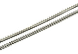 Silver Chain, 1 Meter Silver Tone Brass Chain, Brass Leaf Chain, Branch Chain  (6x2mm) Z069