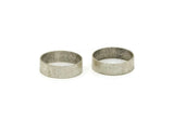 14mm Silver Tube, 24 Antique Silver Plated Brass Tubes (14x4mm) Bs 1486 H0084