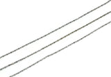 Silver Ball Chain, 1 Meter Antique Silver Plated Brass Link Chain, For Jewelry Making (1mm) Z087