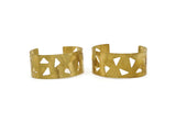 Brass Cuff Bangle, Raw Brass Cuff Bracelet Bangle (150x28x0.80mm) T118
