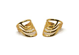 Gold Ethnic Ring, Gold Plated Brass Adjustable Ethnic Rings N0144 Q0282