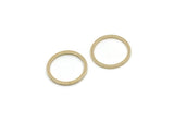 11mm Circle Connector, Raw Brass Circle Connectors, Findings (11x0.80mm) SMP3336