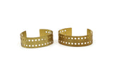 Brass Bracelet, Raw Brass Bracelet Bangle Cuffs (20x146x0.80mm) V017