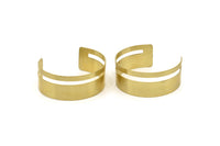 Brass Bracelet Blank - Raw Brass Flat Stamping Bracelet Blanks, Bangles (25x145x0.80mm) BRC024