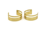 Brass Bracelet Blank - Raw Brass Flat Stamping Bracelet Blanks, Bangles (25x145x0.80mm) BRC024