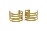 Brass Cuff Bangle, Raw Brass Cuff Bracelet Bangles (40x155x0.80mm) Brc181