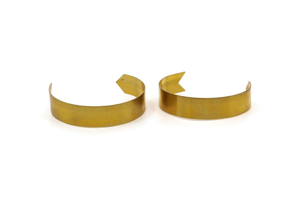 Brass Arrow Cuff - Raw Brass Arrow Cuff Bracelet Blank Bangles Without Holes (144x15x0.80mm) BRC026