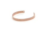 Copper Bangle, Raw Copper Adjustable Bracelet Cuff With 2 Holes (148x6x0.80mm) SMP3249