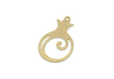 Brass Pomegranate Charm, Raw Brass Pomegranate Charms With 1 Loop, Charm Pendants, Findings (25x16x0.60mm) SMP3315