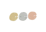 Customized Charm, For Jewelry Making Brass/Steel/Copper Geometric Shaped Face Charm With 1 Hole, Personalized Jewelry (25x20mm) SMP3183